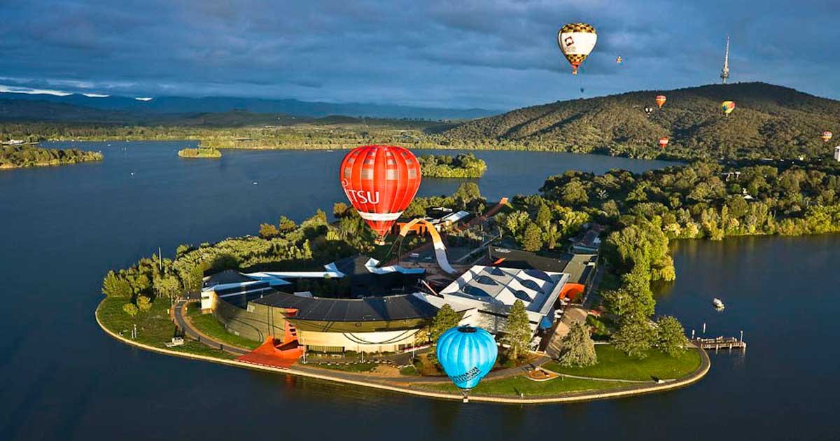 Festival de globos en Canberra